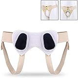 Inguinal Hernia-Gürtel - mit zwei abnehmbaren Kompressionspads in der Leistengegend - Fachbügel Gürtel zur Erholung der Hernien-Chirurgie und Physiotherapie Hernia Ban Hernia Gürtel 2 Stück Inguinal H