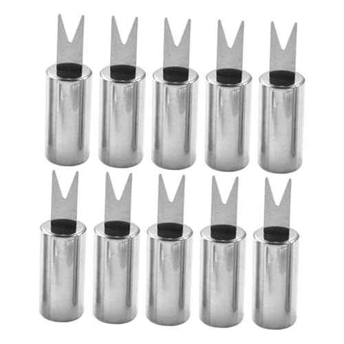 Porta Mais Per Barbecue in Acciaio Inossidabile Da 10 Pezzi Accessori Per Barbecue Per Grigliate Forchette Senza Mais Per Cucinare Allaperto in Casa