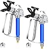 2 Sets 3600PSI Airless Paint Spray Gun High Pressure Airless Paint ...