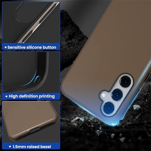 Coque Samsung S23 FE HL2 rigide marron pour éviter les rayures - 3
