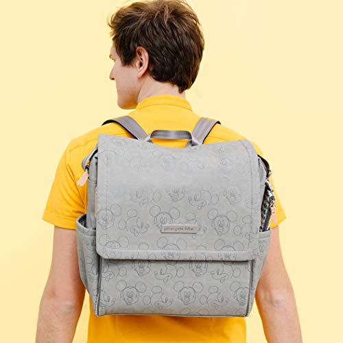 Petunia Pickle Bottom Boxy Backpack | Diaper Bag | Diaper Bag Backpack For Parents | Top-Selling Stylish Baby Bag | Sophisticated And Spacious Backpack For On The Go Moms | Disney Love Mickey Mouse #TOP3