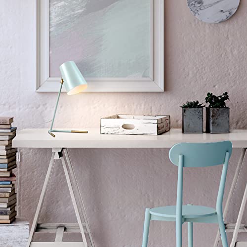 Globe Electric Dobby Desk Lamp in Matte Teal #TOP16