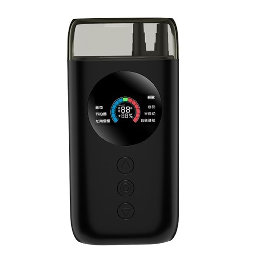 Afinador automático inteligente de guitarra, pantalla LCD a todo color, metrónomo y manivela de cuerda, para guitarras eléctricas, guitarras acústicas