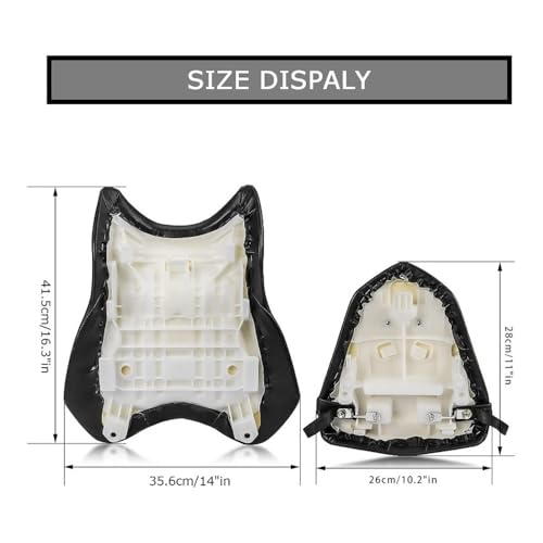 Accesorios para cojines de asiento motocicleta YZF R6 2006 2007 dobles 4