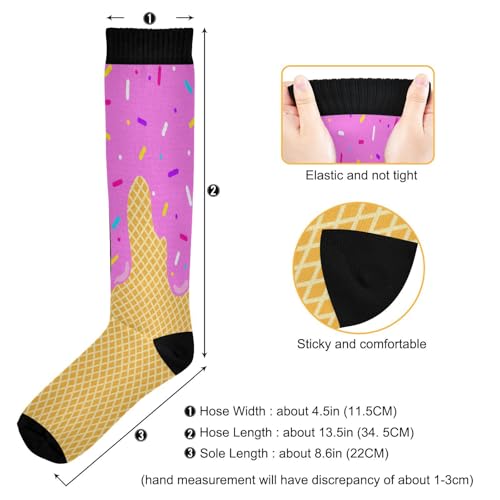 Image of Compression Socks for Women & Men, Knee High Socks for Circulation Medical Running Athletic Nurse Travel