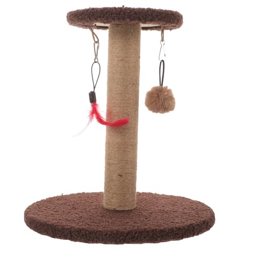 Rascador para gatos torre colgante de sisal y flannel miniatura 1