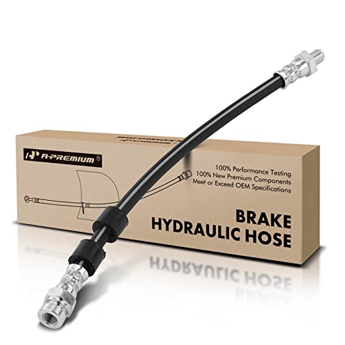 A-Premium Brake Hydraulic Hose Compatible with Select Chrysler, Dodge and Jeep Models - 200 2011-2014, Sebring 2007-2010, Avenger 2008-2014, Nitro 2007, Compass 2007-2017, Patriot 2007-2016