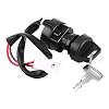 Keenso 2 Pin Moto ATV Clé De Contact Allumage pour Yamaha YFM 350 Bruin 660R 700R Raptor 350X Guerrier