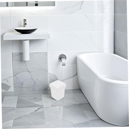 Support brosse WC verre carré : stop au renversement de l'eau