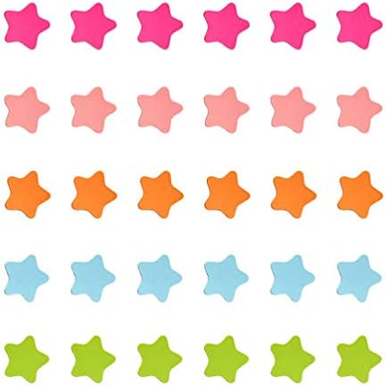 TOYANDONA Colored Star Magnets, 120Pcs Stars Magnetic Sticker Blackboard Magnet Sticker Refrigerator Magnet Sticker Cute Functional Magnets for Class, Office, Kitchen, Refrigerator, 2cm