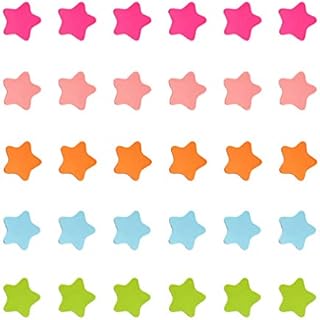 TOYANDONA Colored Star Magnets, 120Pcs Stars Magnetic Sticker Blackboard Magnet Sticker Refrigerator Magnet Sticker Cute Functional Magnets for Class, Office, Kitchen, Refrigerator, 2cm