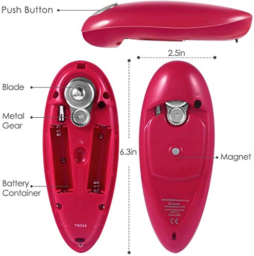 Electric Can Opener, Restaurant can Opener, Smooth Edge Automatic Electric Can Opener! Chef's Best Choice