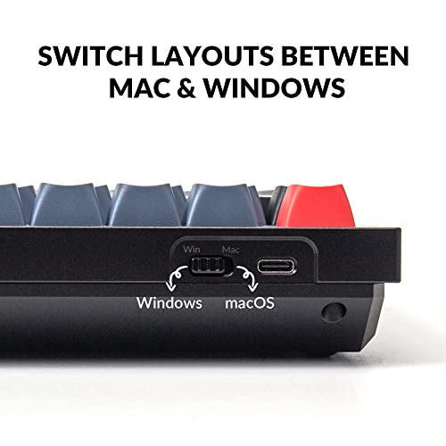Keychron Q6 Wired Custom Mechanical Keyboard Knob Version, Full-Size Qmk/Via Programmable Macro With Hot-Swappable Gateron G Pro Brown Switch Double Gasket Compatible With Mac Windows Linux (Black) #TOP6