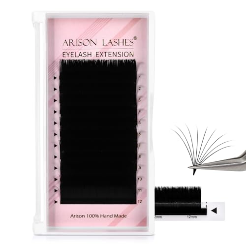 ARISON LASHES Easy Fan Volume Lashes 0.05 DD Curl 17mm