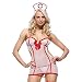 Kalkaly Organizzatore Cassetto Bagno Lingerie Sexy Babydoll Pizzo Francese Donne Cosplay Infermiera Cameriera Indumenti da Notte