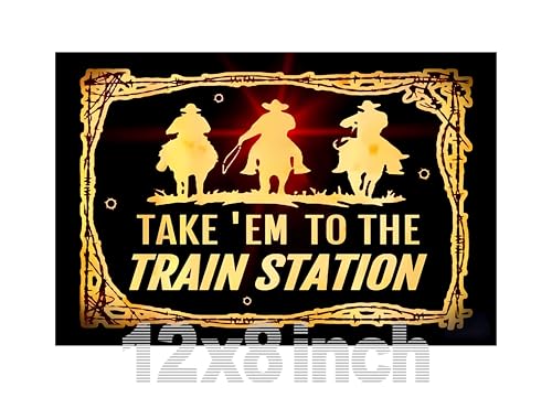 Take'em to the train station Western Lodge Log Yellowstone Dutton Ranch...