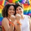 RunNico 50 Pcs Pride Month Jelly Bangles, Rainbow LGBTQ Jelly Bangles with Bowknot, 5 Colors Glitter Filled Bracelets for Pride Themed Party Parades Favors Costume Accessories #5