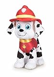PAW Patrol Plüsch Hund Kuscheltier WELPE | 19 cm Chase Marshall Rocky Rubble Sky Zuma | ORIGINAL Lizenzware für Kinder Geschenk Figuren Stofftier (Marshall)