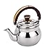 Produktbild LLine Edelstahl Pfeifkessel Teekessel Fast Boil Teekanne mit Infuser für Home Kitchen Cafe Restaurant Camping, 3,5 l