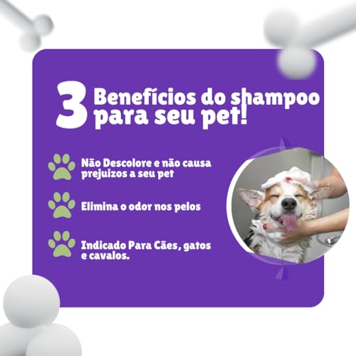 KIT Shampoo + Perfume + Condicionador Pet Clean Cães (FEMEA)