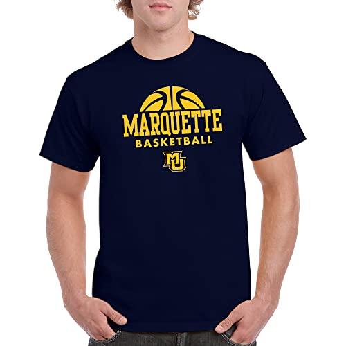UGP Campus Apparel AS08 - Marquette Golden Eagles Basketball Hype T Shirt - Large - Navy by UGP Campus Apparel - Used condition - Image 2