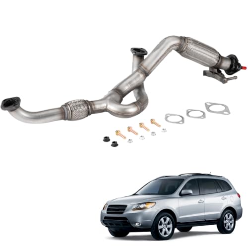 Front Flex Exhaust Pipe for 2007-2009 Hyundai Santa Fe GLS 2.7L HS01F by Wensdy - Used condition - US$124.30