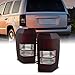 For 2008-2017 Jeep Patriot Dark Red Tail Lights Brake Lamps Driver Left + Passenger Right Side Replacement Pair