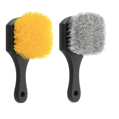 2 Pcs Bird Bath Brush Cleaner Safe for Birds Hard Bristle, Outdoor Fountain Cleaning Brush Accessories
