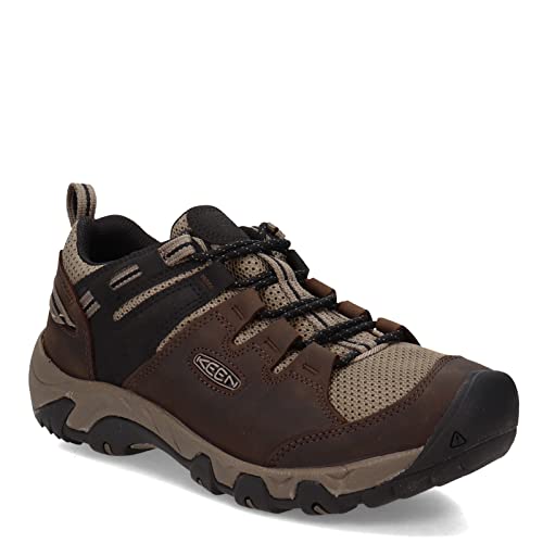 KEEN mens Steens Vent Low Height Breathable Hiking Shoes, Brown, 9