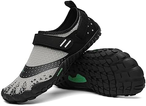 SAGUARO Herren Damen Barfußschuhe - Atmungsaktiv rutschfest Barfussschuhe - mit Breite Zehenbox und Zero-Drop Sohle,Gr.35-48 EU