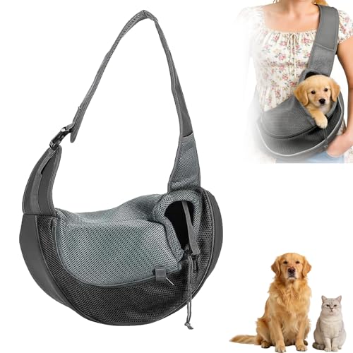 Hundetasche Für Kleine Hunde 5kg, Hundetasche Transportbox Katze Chihuahua, Hunde Taschen Für Kleine Hunde Rucksack Für Hunde, Leichte Hundetragetasche Bis 5kg Mit Atmungsaktivem Design, Schwarz