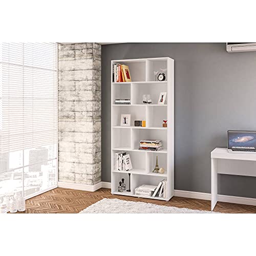 Estante Xangai 12 Nichos Branco Politorno