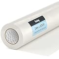 Kenley Carpet Protection Film - Self Adhesive Plastic Carpet Protector Film 24" X 200' - Heavy Duty Carpet Covering Protection for Stairs Floor Runner - Puncture & Water Resistant - Reverse Wind Roll