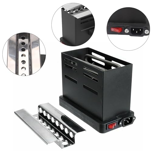 GBKDQQ Elektrischer Kohleanzünder, 800W Kohlegrill Toaster, Kohleanzünder Shisha mit Dreiseitiges-Hitzesystem, Kohlegrill Kohle für Hochzeit, Geburtstage, Feste, Sammlungen