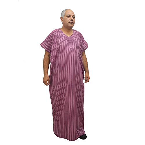 Djellaba de verano transpirable con algodon suave antipicor