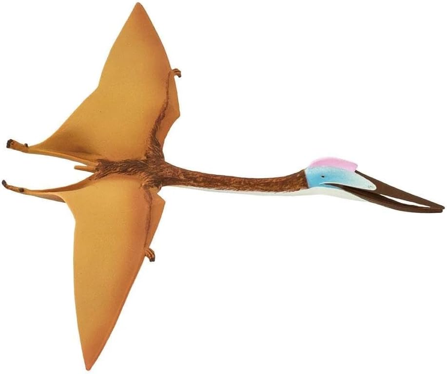 Safari Ltd. Quetzalcoatlus Figurine - Detailed 8.75" Wingspan Dinosaur Figure - Educational Toy for Boys, Girls, and Kids Ages 3+