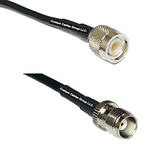 25 Feet Rg58 Tnc Male To Tnc Female Rf Pigtail Coaxial Cable #TOP1