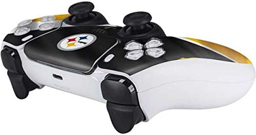 Skinit Decal Gaming Skin Compatible with PS5 Controller - Officially Licensed NFL Pittsburgh Steelers Design