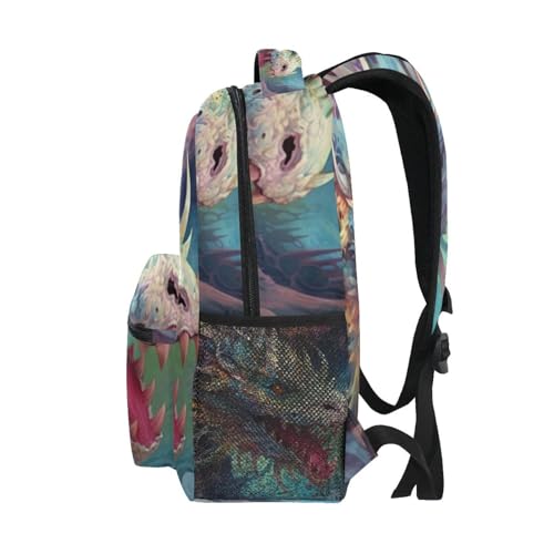 Sac à dos Dragon SKYSHU imperméable idéal pour les trajets quotidiens et les cours - 4
