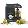 BEABA Babycook Solo 4 in 1 Baby Food Maker, Baby Food Processor Baby Food Steamer, Lrg Capacity 4.5 Cups 27 Servings in 20 Mins, Auto Steam Cooking, Puree Blender, Charcoal
