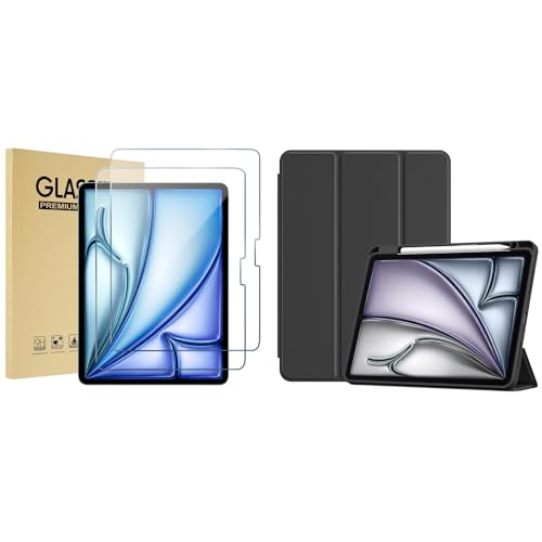 ProCase 2 Pack Screen Protector and Smart Case for iPad Air 11-inch M4 (2026) / M3 (2025) / M2 (2024)