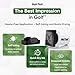 Ball Tatt - Golf Ball Stamp - Self-Inking Marker - Quick-Dry Permanent Marking Tool, No Leaks or Refills, Reusable & Waterproof Monogram Golfing Stamper - Ideal Gift for Golfers, Dads - (S Golf Clubs)