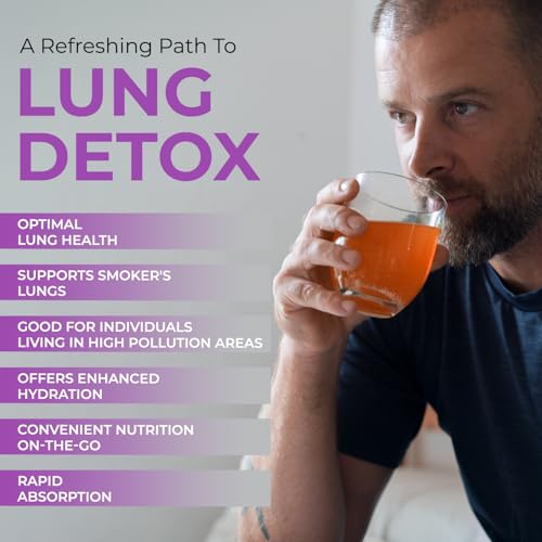 Image of The Body Reserve Lung Detox 60 Effervescent Tablets With N-Acetylcysteine 600mg and Vitamin C | Cleaner Lungs Detoxification and Immune Defence Strawberry Flavour (Pack Of 3)