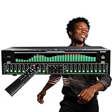 AVSMGP Hi-Fi Audio Stereo Graphic Equalizer, 31-Band Digital Equalizer- Includes 12 Rhythm Patterns- LED Music Voice Rhythm Spectrum Display for Home Entertainment Audio Setup