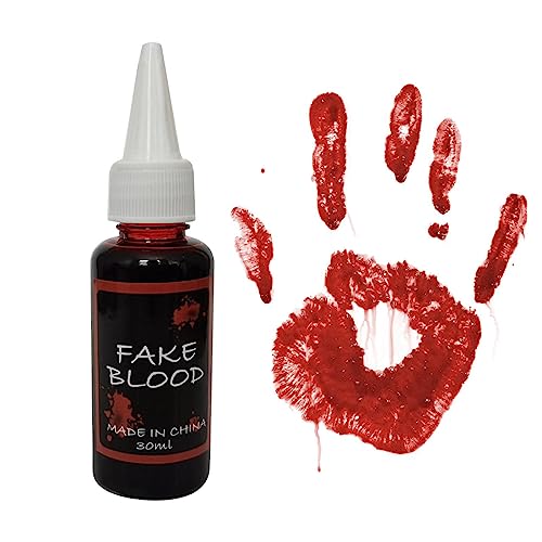 Sangue Falso para Roupas, Plasma Falso de Dia das Bruxas com Respingos de Sangue, 1,05 oz sangue fal