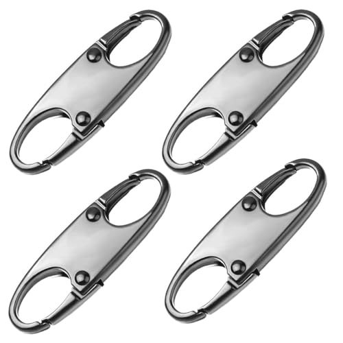 4 Pack Zipper Clips Theft Deterrent for Backpack Luggage Case, Zipper Locks for Traveling
