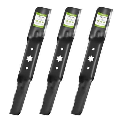 50-Inch Mower Blades for Cub Cadet Ultima ZT1 ZT2 and Enduro XT1 XT2 Fits Riding Mowers and Zero-Turn Tractors Replaces OEM 942-05052A 742-05052A 6-Star Center Hole High-Lift for Cleaner Cuts