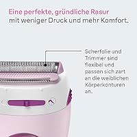 Braun Silk-épil Lady Shaver, Kabelloser Damenrasierer Elektrisch, Elektrischer Rasierer und Trimmer, Rasierer Damen Intimbereich, Wet und Dry, 5100, Pink – Ansicht 4