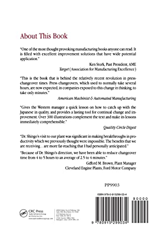 A Revolution in Manufacturing: The Smed System