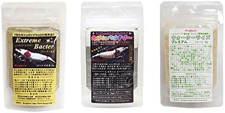 Amazon Beequest ブリーダー推奨 シュリンプ専用粉末添加剤 飼育繁殖に役立つ基本３品セット Beequest 餌 通販